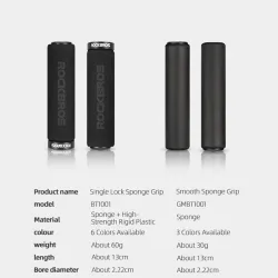 Bicycle handlebar covers - silicone / sponge grips - anti-skid / shock-absorbing - ultraightRepair