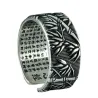 Buddhismus Sutra - Bambusblätter - Ring - veränderbar - 925 Sterlingsilber