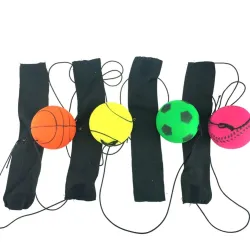 Gummiball - mit elastischer Schnur - Handgelenkstraining