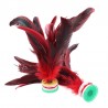Feather shuttlecock - kicking toy - Chinese Jianzi - 2 piecesRacket sports