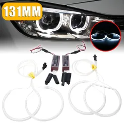 Engel Auge Licht - Halogenring - weiße LED - 131mm - für BMW E36 E38 E39 E46 - 4 Stück