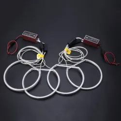Angel eye light - halo ring - white LED - 131mm - for BMW E36 E38 E39 E46 - 4 piecesLights & lighting