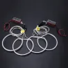 Engel Auge Licht - Halogenring - weiße LED - 131mm - für BMW E36 E38 E39 E46 - 4 Stück