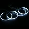 Engel Auge Licht - Halogenring - weiße LED - 131mm - für BMW E36 E38 E39 E46 - 4 Stück