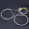 Engel Auge Licht - Halogenring - weiße LED - 131mm - für BMW E36 E38 E39 E46 - 4 Stück