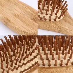 Holzhaarbürste - antistatisch - Kopfhautmassage