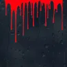 Dripping blood - vinyl car stickerStickers