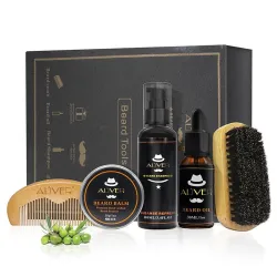 Bart Styling Set - Balsam / Öl / / Lotion / Kamm