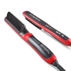 Multifunktionaler Haarglätter / Lockenwickler / Kamm - für Haar / Bart - Keramik
