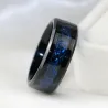 Blaue Zirkon-Edelsteine - Ring für Paare - für sie / für ihn