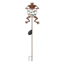 Froschförmige Gartenlampe - solar - wasserdicht