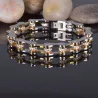 Bicycle chain bracelet - gold & silver - stainless steelBracelets