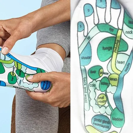 Akupressursocken - Physiotherapiemassage - Schmerzlinderung