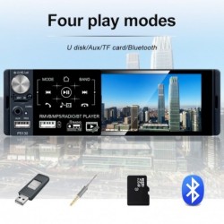 Car radio - 1 Din - RDS - microphone - USB - MP3 - MP5 - TF - ISO - in-dash multimedia player