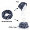 2 in 1 multifunktionale Mütze - Schal - mit Buchstaben Design
