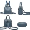 Multifunktionale Umhängetasche - Lederrucksack
