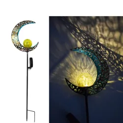 Gartenbeleuchtung mit Flammeneffekt - Metalllampe - LED - Solar - wasserdicht