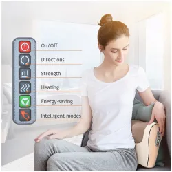 Elektrisches Massagekissen - Infrarot-Heizung - Nacken / Schultern / Rücken