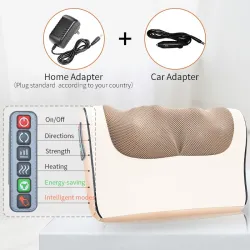 Elektrisches Massagekissen - Infrarot-Heizung - Nacken / Schultern / Rücken