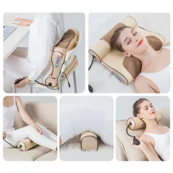 Electric massage pillow - cervical / traction massager - for neck / lower back - pain reliefMassage