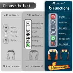 Elektrisches Massagegerät - U-förmiges Kissen - Infrarotheizung - Ganzkörpermassage