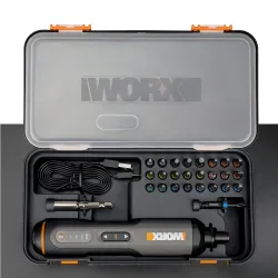 WX240 - Mini-Elektroschrauber - USB-Aufladung - Bohrer - mit 26-Bit-Satz