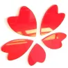 3D vase with flower tree - wall sticker - decal - removableWall stickers