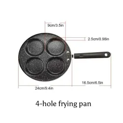 Frying pan with 4 / 7 holes - non-stick - for eggs - pancakesKitchen