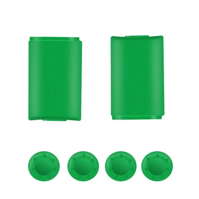 Batteriefache Abdeckung - für Xbox 360-Controller - mit 4 Silikon-Daumendeckeln