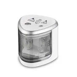 Electric pencil sharpener - double hole - touch switch - with bladesPencil sharpeners