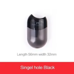 Pencil sharpener - with single / double hole - transparentPencil sharpeners