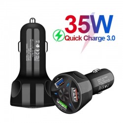 3 / 4 / 5 ports USB car phone charger - quick charge QC3.0Interior accessories