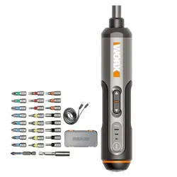 WX240 - Mini-Elektroschrauber - USB-Aufladung - Bohrer - mit 26-Bit-Satz