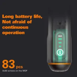 WX240 - Mini-Elektroschrauber - USB-Aufladung - Bohrer - mit 26-Bit-Satz