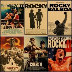 Rocky Balboa / Creed - boxing movie - paper wall poster - sign - 42 * 30cmPlaques & Signs