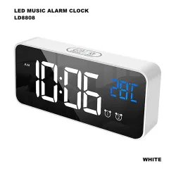LED-Musikwecker - USB - Sound aktiviert - mit Schlummerfunktion