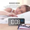 LED-Musikwecker - USB - Sound aktiviert - mit Schlummerfunktion