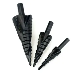 HSS-Kobalt-Stufenbohrer - Stickstoffspirale - 4-32 mm / 4-20 mm / 4-12 mm