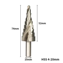 HSS Schraubbohrer - 4-20mm / 4-30mm - spiralgenutet - Pagodenbohrer