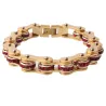 Motorcycle chain - bracelet - with crystals - unisexBracelets
