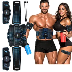 Bauch- / Armmuskeltrainingsgürtel - EMS ABS-Trainer - Heimfitness