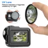 Schutzhülle GoPro Hero 8 - Aluminiumrahmen - mit UV-Linsenfilter
