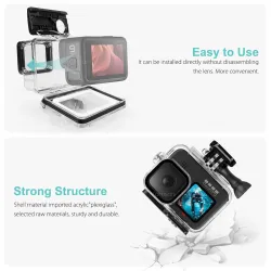 Waterproof housing case for GoPro Hero 9 - diving kit - VP660Protection