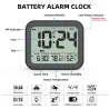 Digital alarm clock - dual smart alarm - with workdays / weekends setting / snooze - battery operatedClocks