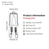 Halogen-LED-Lampe - für Kühlschränke / Öfen - G9 - 20W - 25W - 40W - 60W - 10 Stück