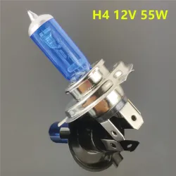 Car halogen bulb - super white - H1 / H3 / H4 / H7 / H8 - 55W / 100WHalogen lights