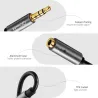 Kopfhörersplitter - AUX-Kabel - 3,5-mm-Buchse - Stecker auf 2 Buchse - für PC / MP3