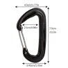 12KN climbing carabiner - with safety lock - climbing equipmentOutdoor & Camping