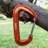12KN Kletterkarabiner - mit Sicherheitsschloss - Kletterausrüstung