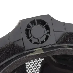 Tactical full face mask - with lenses / anti-fog fan - adjustable strap - airsoft - motocross / paintballMilitary